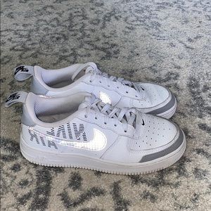 Air Force 1 LV8 2 GS White Wolf Grey Sneakers